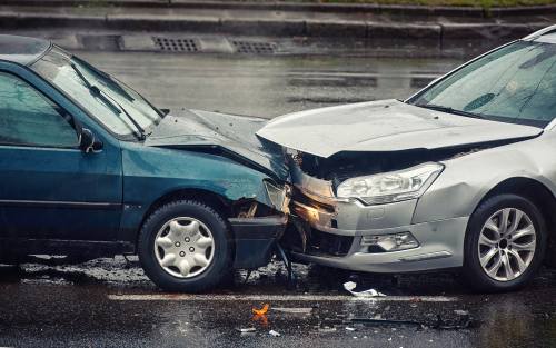 head-on accident