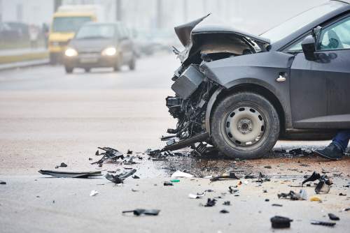 head-on crash