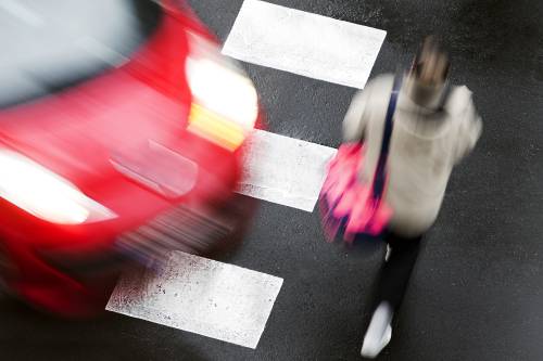 pedestrian accident in crosswalk