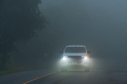 Fog car accident