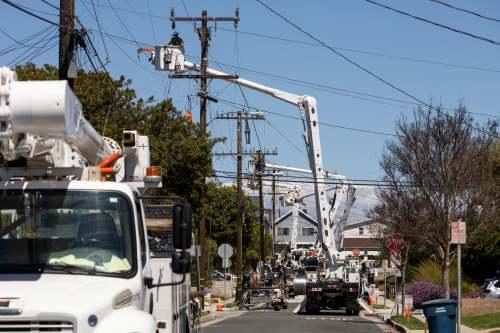 utility truck accident